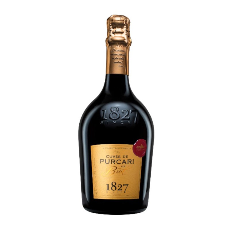 Vin Spumant Purcari 1827, Cuvee Alb, Brut, 0.75 l