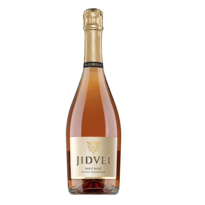 Vin Spumant Rose Jidvei, Brut, 0.75 l