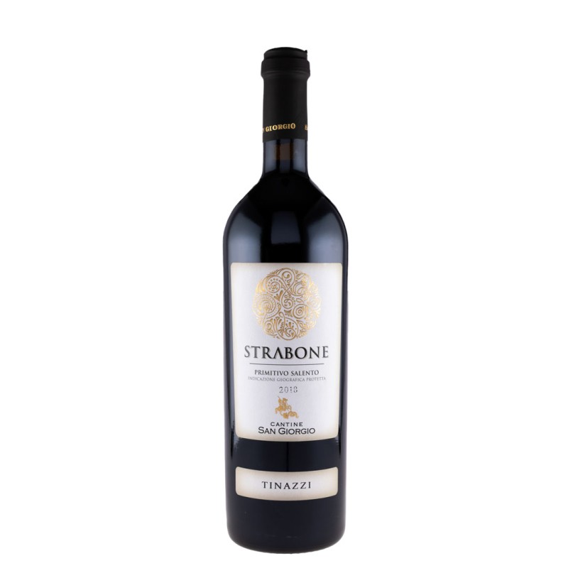 Vin Tinazzi Primitivo Salento Strabone, Rosu Sec, 0.75 l