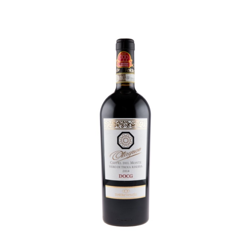 Vin Torrevento Ottagono Nero Di Troia Castel Del Monte Riserva, Rosu Sec, 0.75 l
