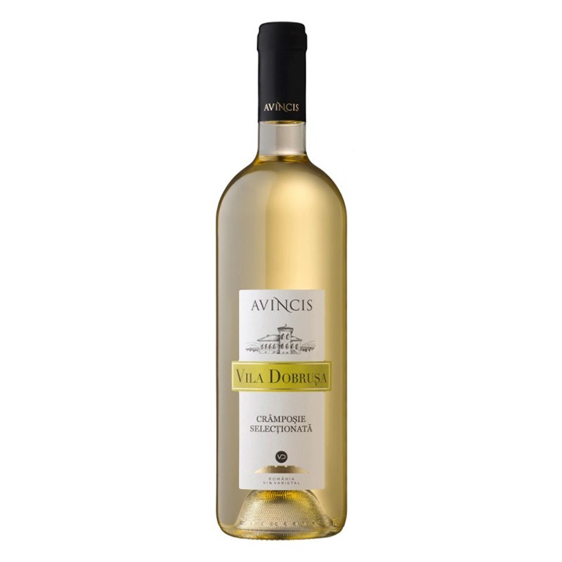 Vin Vila Dobrusa Avincis Cramposie Selectionata, Alb Sec  0.75 l