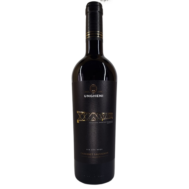 Vin Vinaria Ungheni Bridge, Cabernet Sauvignon, Rosu Sec, 0.75 l