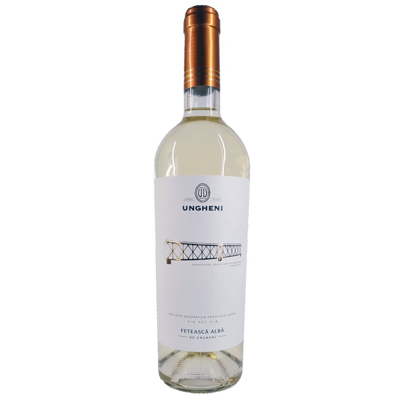 Vin Vinaria Ungheni Bridge, Feteasca Alba, Alb Sec, 0.75 l