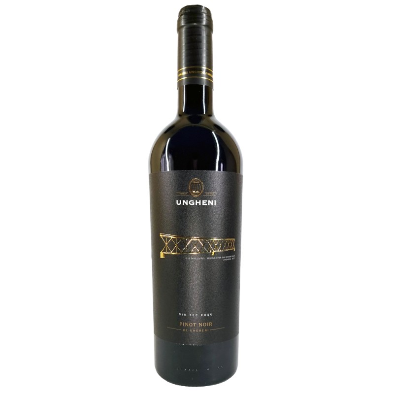 Vin Vinaria Ungheni Bridge, Pinot Noir, Rosu Sec, 0.75 l