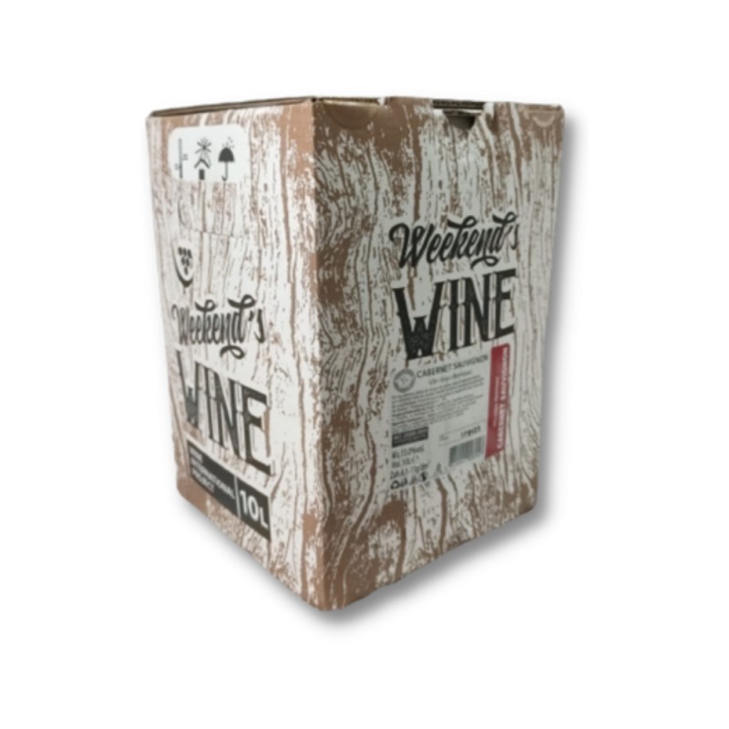 Vin Vinaria Ungheni Weekends Wine, Cabernet Sauvignon, Rosu Demidulce, 10 l