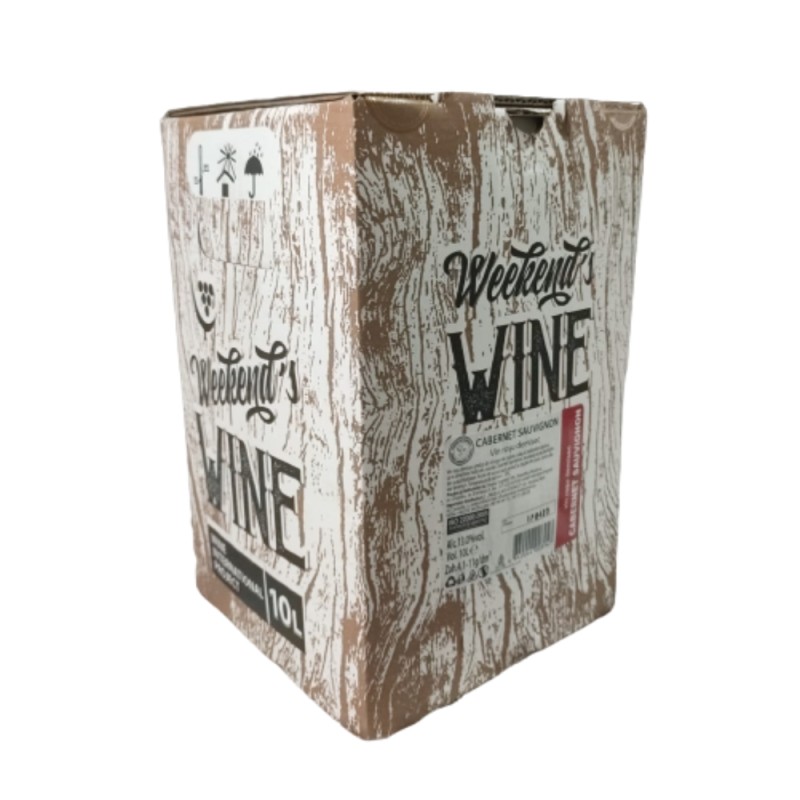 Vin Vinaria Ungheni Weekends Wine, Cabernet Sauvignon, Rosu Demisec, 10 l