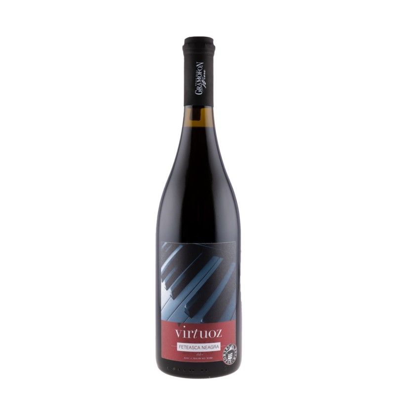 Vin Virtuoz Feteasca Neagra Gramofon Wine, Rosu Dulce, 0.75 l