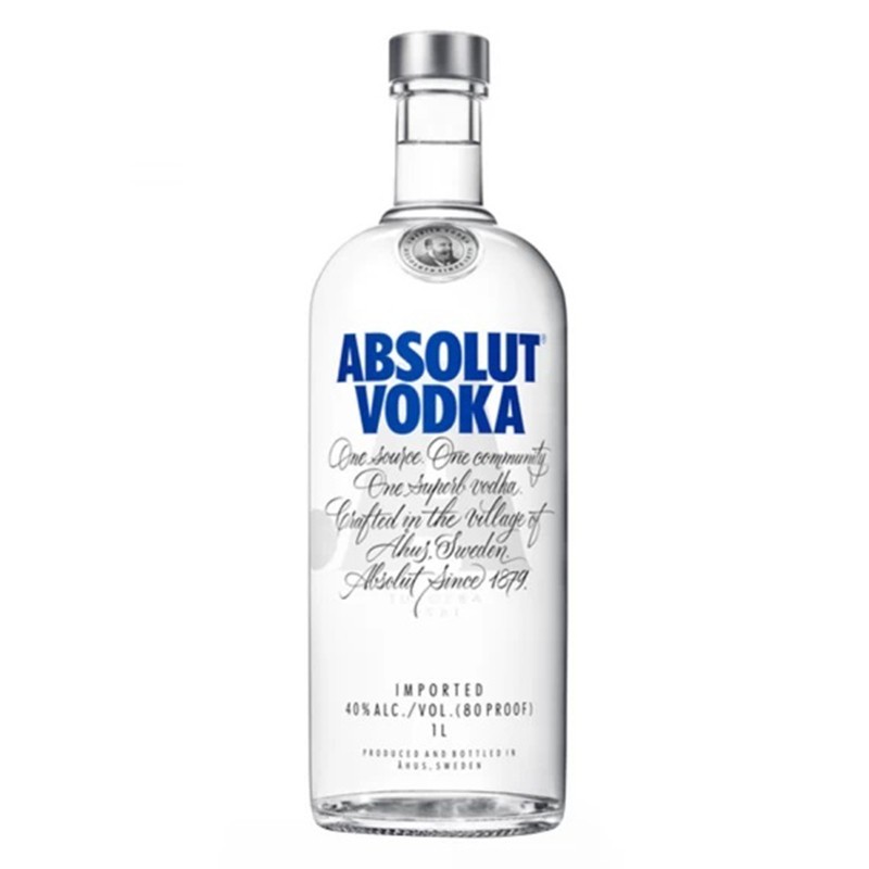 Vodca Absolut Blue, 40% Alcool, 1 l