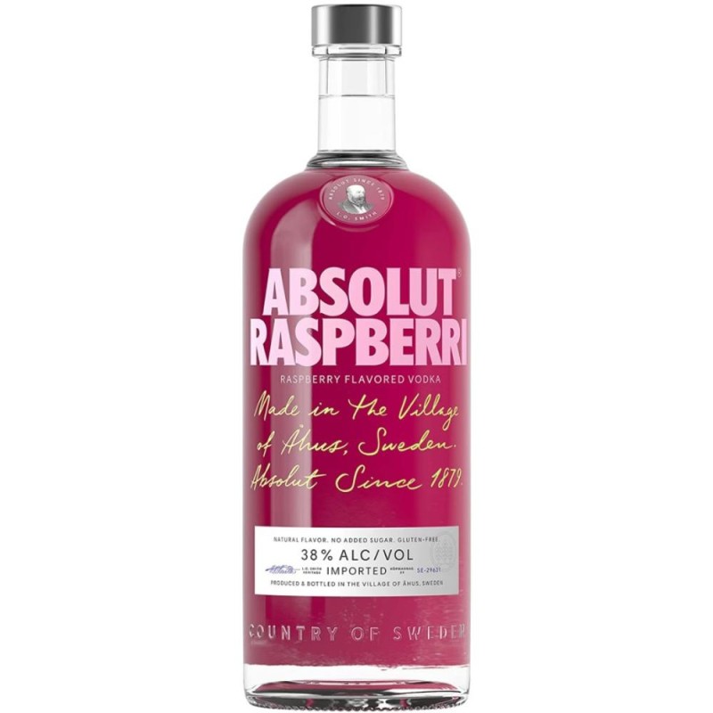 Vodca Absolut Zmeura, Alcool 40%, 0.7 l