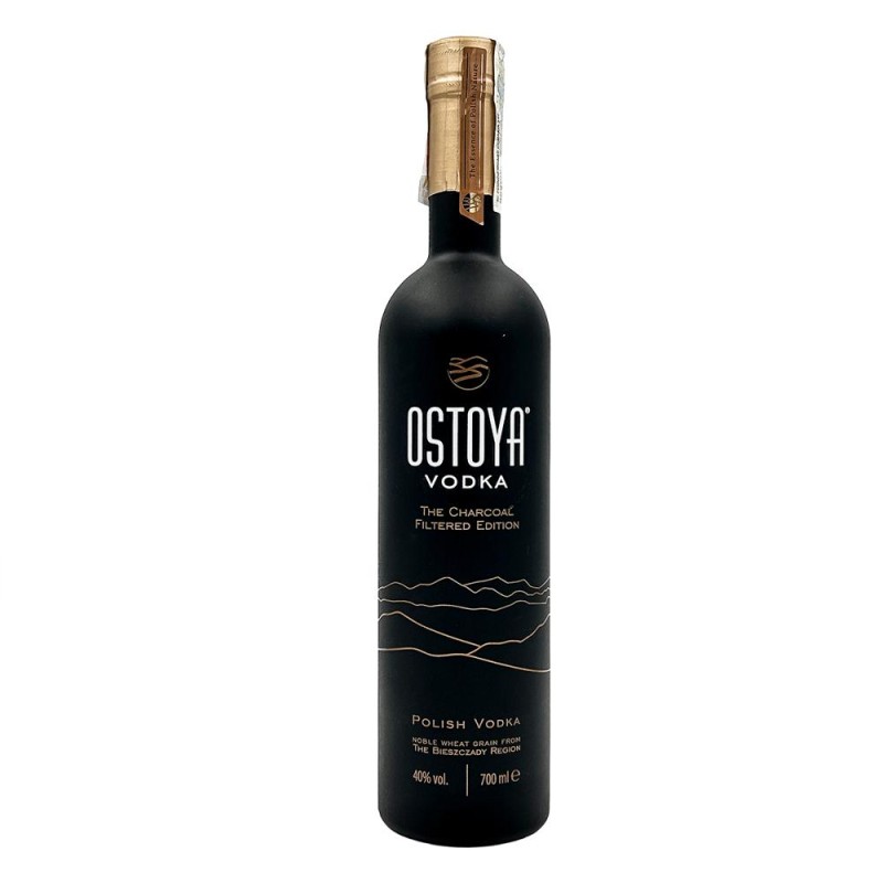 Vodca Ostoya Black, Alcool 40%, 0.7 l