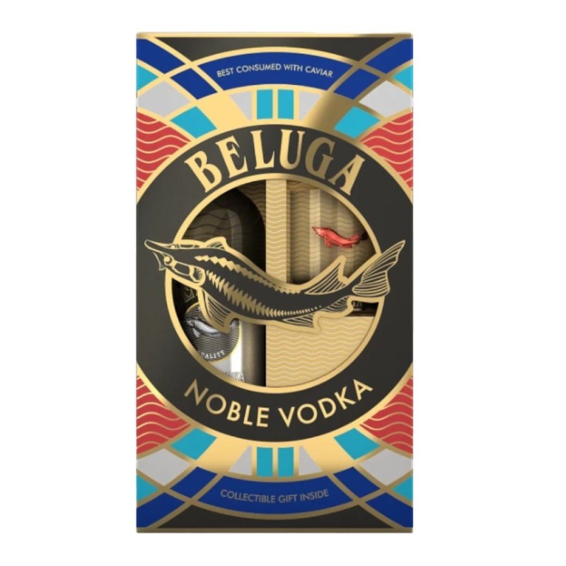 Vodka Beluga Noble, cu Pahar, 40% Alcool, 0.7 l