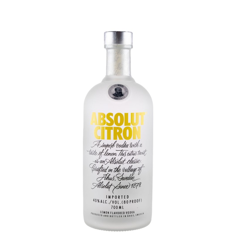 Vodka Citron Absolut, 40%, 0.7 l