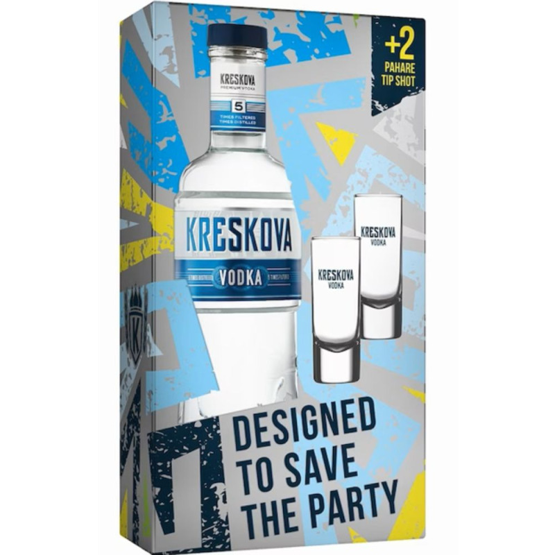 Vodka Kreskova, 0.7 l