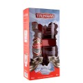 Vodka Stalinskaya, 40%, 0.7 l cu Doua Pahare