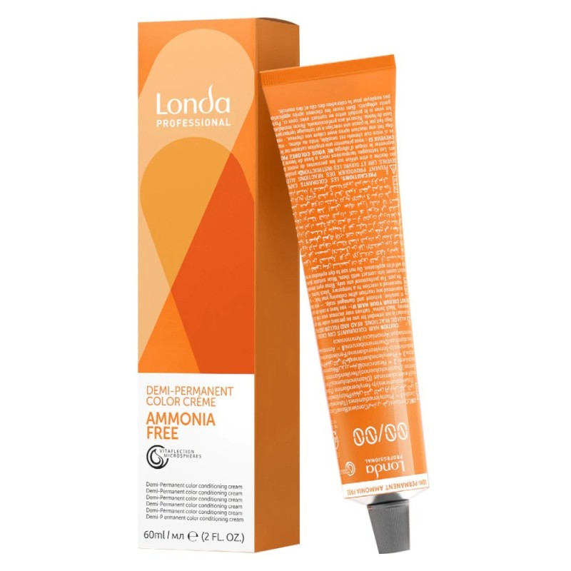 Vopsea de Par Demi Permanenta Londa Professional Londacolor, 8/43 Blond Deschis Cupru Auriu, 60 ml