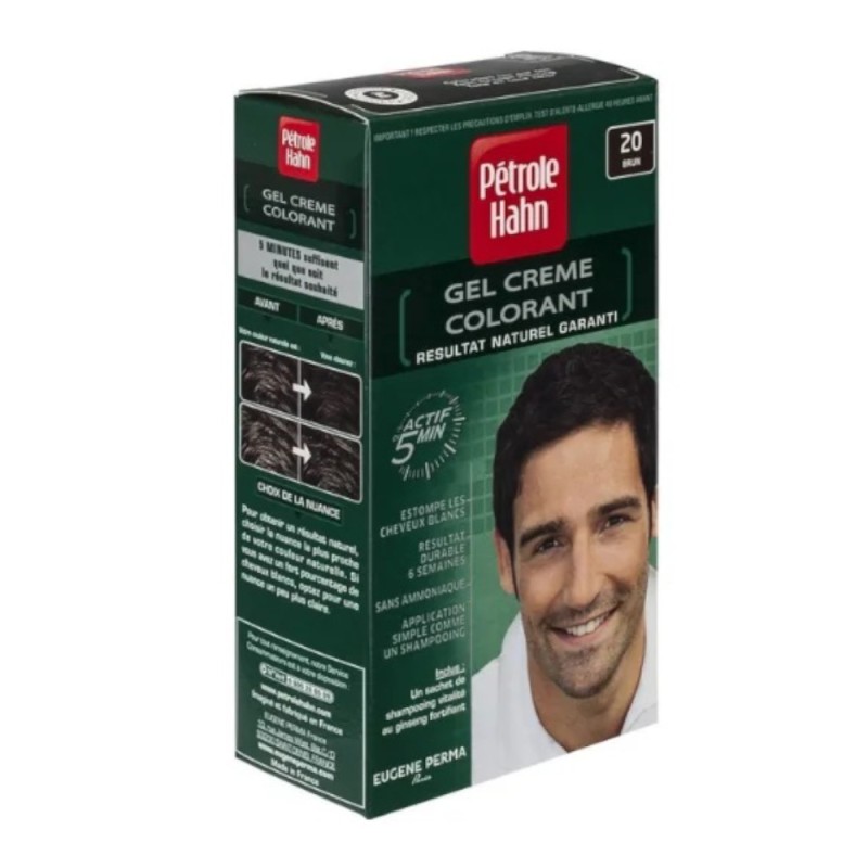 Vopsea de Par pentru Barbati Petrole Hahn, Nr. 20 Chestnut, 35 ml