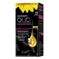 Vopsea de Par Permanenta fara Amoniac Garnier Olia 1.0 Negru Profund, 112 ml