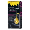 Vopsea de Par Permanenta fara Amoniac Garnier Olia 1.10 Negru Safir, 112 ml