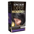 Vopsea de Par Permanenta Loncolor Expert Oil Fusion 4.1 Saten Cenusiu Mediu, 100 ml