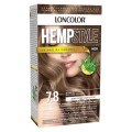 Vopsea de Par Permanenta Loncolor Hempstyle cu Ulei de Canabis, 7.8 Blond Bej, 100 ml