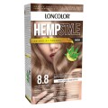 Vopsea de Par Permanenta Loncolor Hempstyle cu Ulei de Canabis, 8.8 Blond Deschis Bej, 100 ml