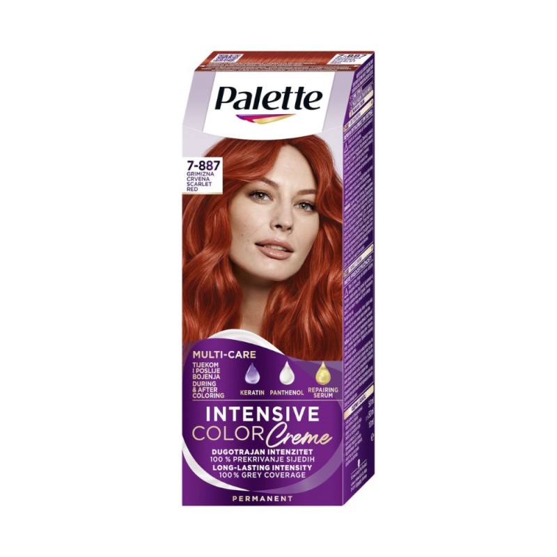 Vopsea de Par Permanenta Palette Intensive Color Creme RV6 Rosu Stacojiu, 110 ml