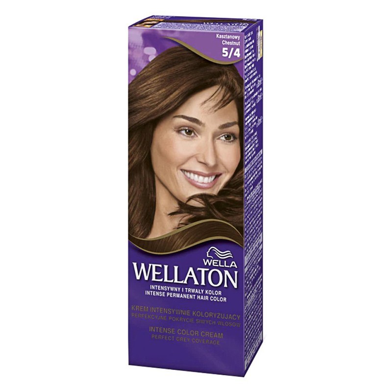 Vopsea de Par Permanenta Wella Wellaton 5/4 Chestnut, 110 ml