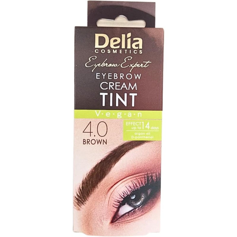 Vopsea de Sprancene Delia Ulei Argan 15 ml Brown 4