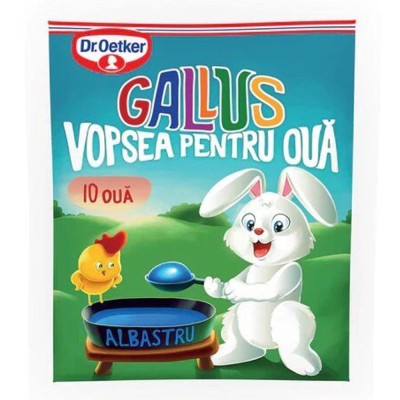 Vopsea Oua Paste, Albastru, 7 g, 10 Oua