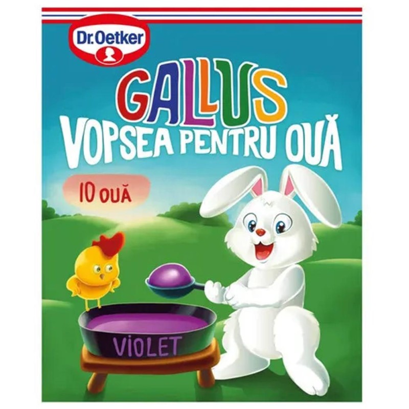 Vopsea Oua Paste, Violet 7 g, 10 Oua
