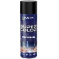 Vopsea Spray Universala Negru Mat, pentru Retus, RAL 9005, Bostik, 400 ml