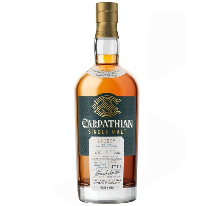 Whisky Carpathian Alexandrion, Feteasca Neagra, Alcool 46%, 0.7 l 