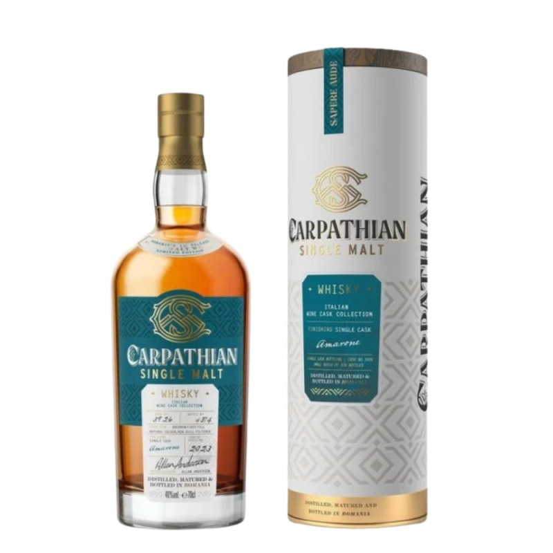 Whisky Carpathian Amarone, 46% Alcool, Single Malt, 0.7 l