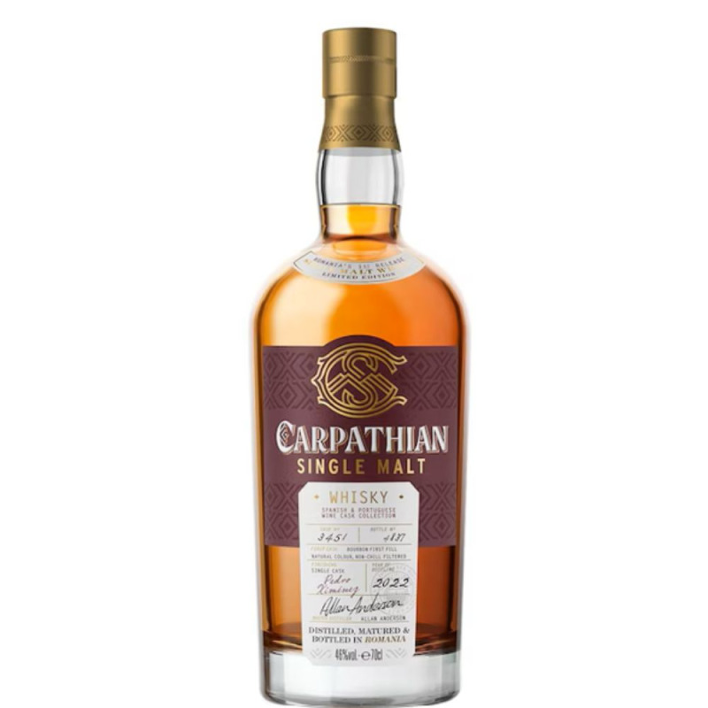 Whisky Carpathian Pedro Ximenez, 46% Alcool, Single Malt, 0.7 l
