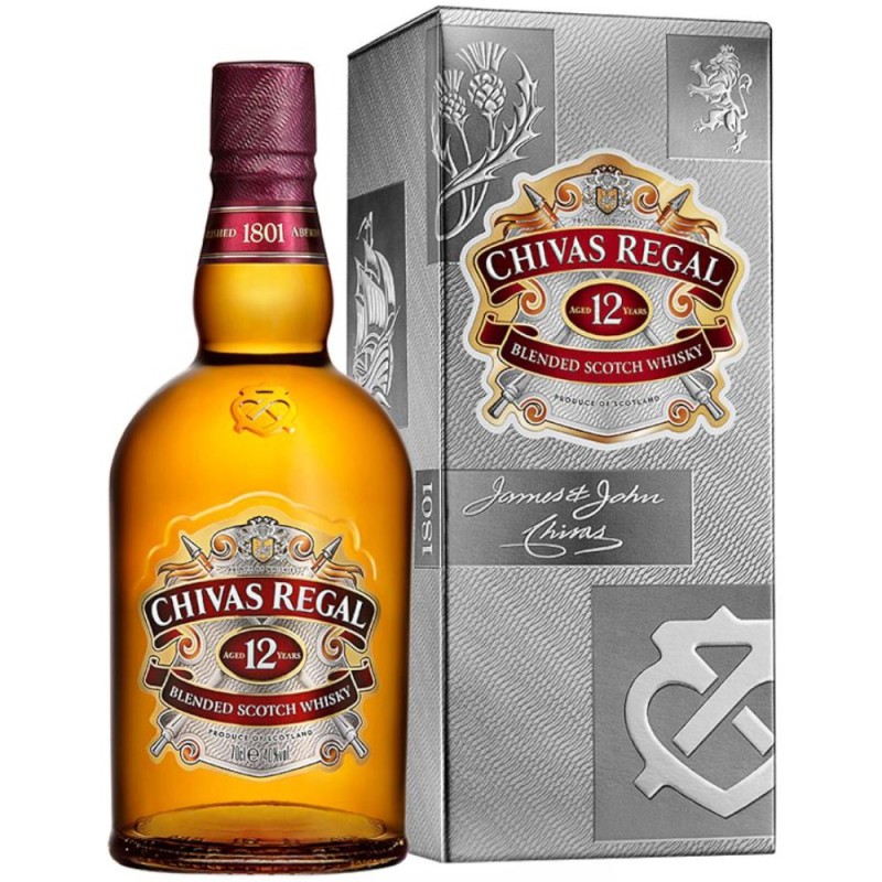 Whisky Chivas Regal 12 Ani, 40% Alcool, Cutie Carton, 1 l