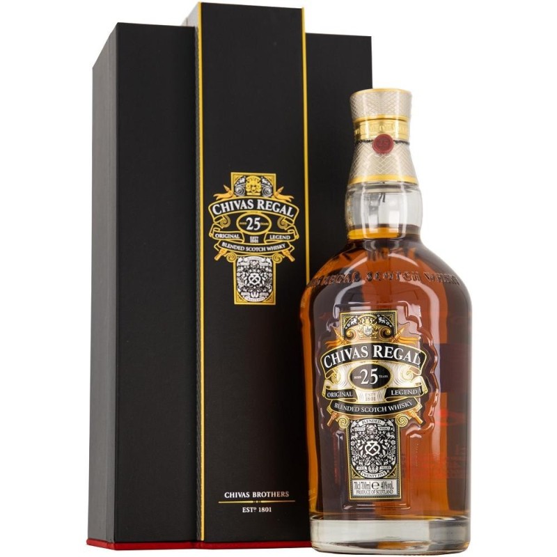 Whisky Chivas Regal 25 Ani, 40% Alcool, Cutie Cadou, 0.7 l