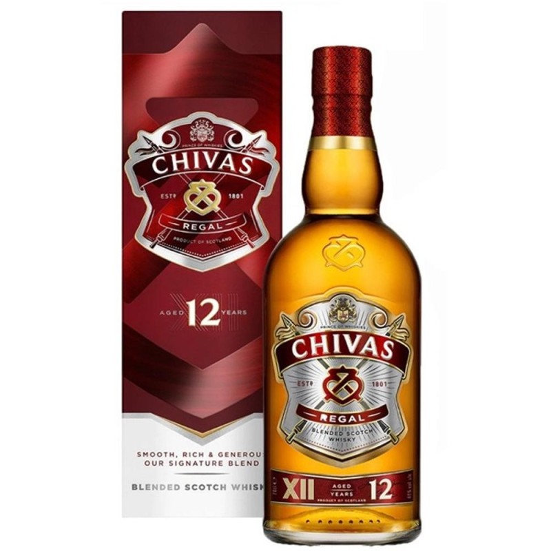 Whisky Chivas Regal, Vechime 12 Ani, Alcool 40%, 0.5 l