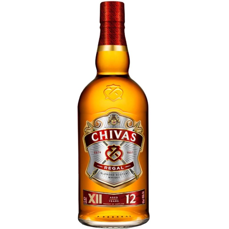 Whisky Chivas Regal, Vechime 12 Ani, Alcool 40%, 1 l