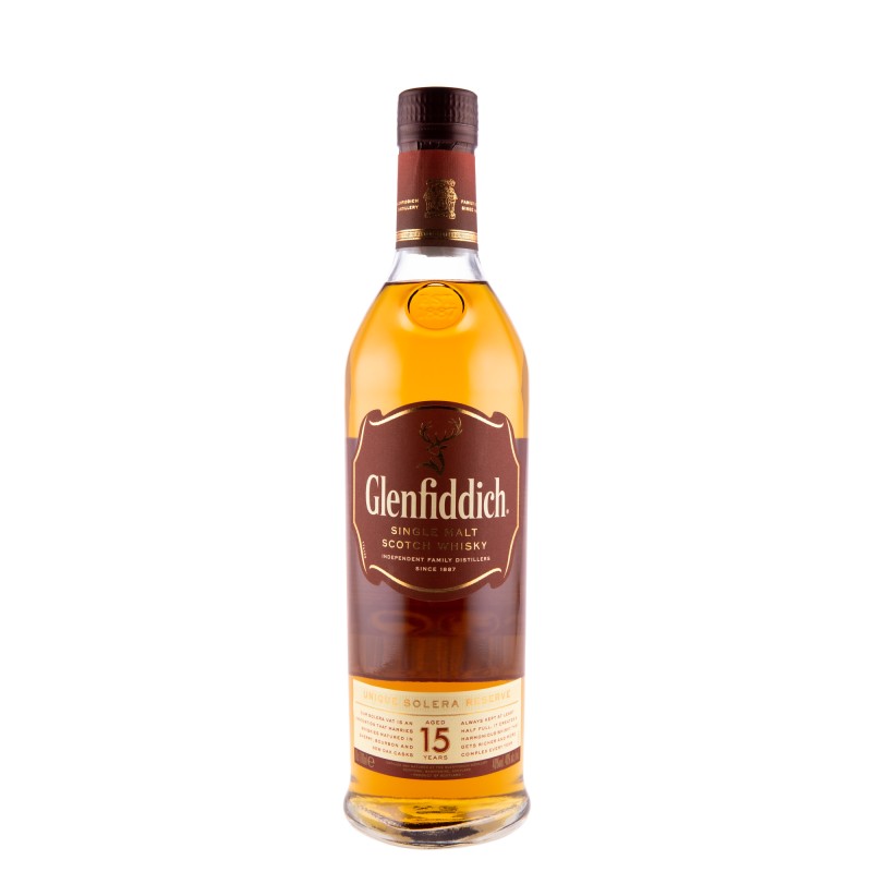 Whisky Glenfiddich 15 Ani, Single Malt, 40%, 0.7 l