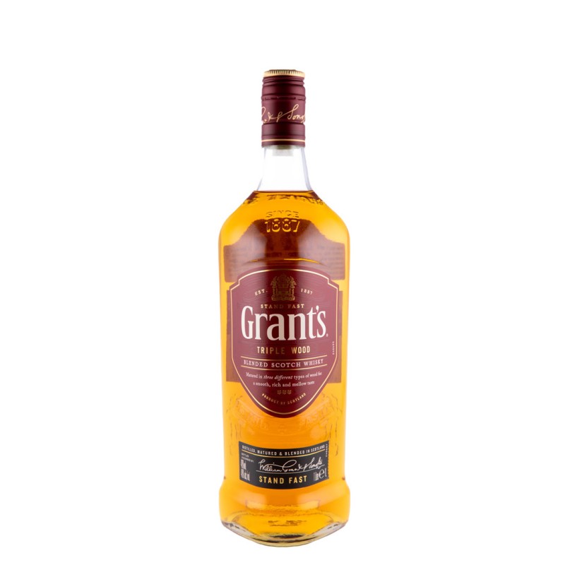 Whisky Grant's, Triple Wood, Blended 40%, 1 l