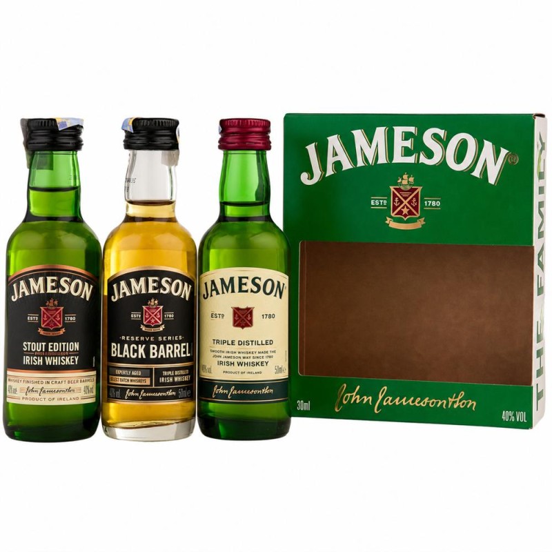 Whisky Jameson Mixt, 3 x 0.05 l