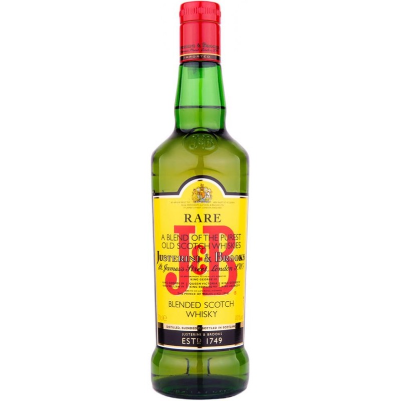 Whisky J&B Rare, 40% Alcool, 0.7 l