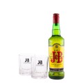 Whisky J&B Rare, Blended 40%, 0.7 l + 2 Pahare