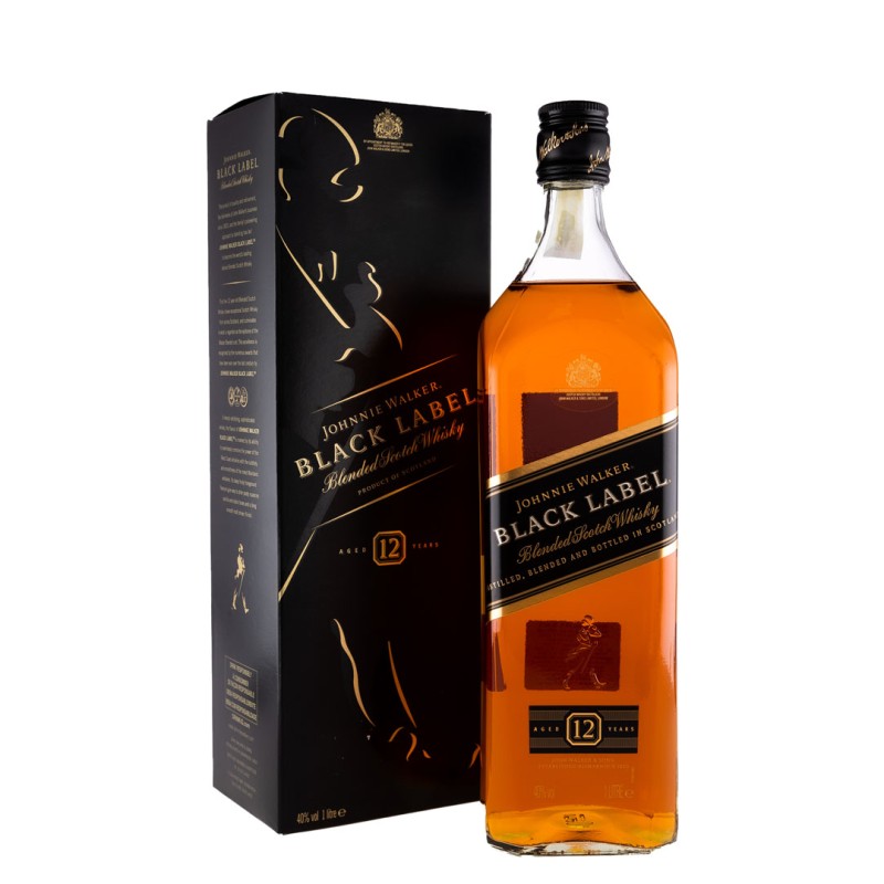 Whisky Johnnie Walker Black Label, 43%, 1 l