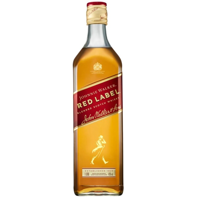 Whisky Johnnie Walker Red, Alcool 40%, 1 l
