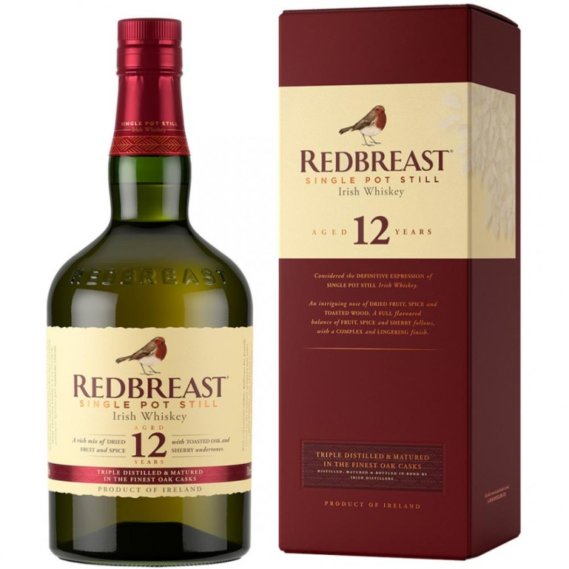 Whisky Redbreast, 12YO, Irish, Alcool 40%, 0.7 l