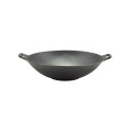 Wok Fonta, Suprafata Antiaderenta si Maner Ergonomic, 36.6 cm, Negru, Perfect Home