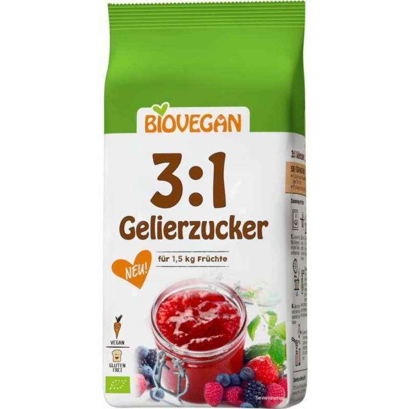 Zahar Bio Gelifiant 3:1, Biovegan, 500 g