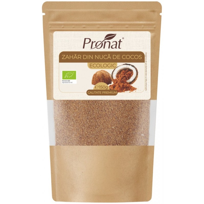 Zahar din Nuca de Cocos BIO, Pronat, 150 g