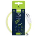 Zgarda LED Reincarcabila Flash, Verde, Marime S, M-Pets